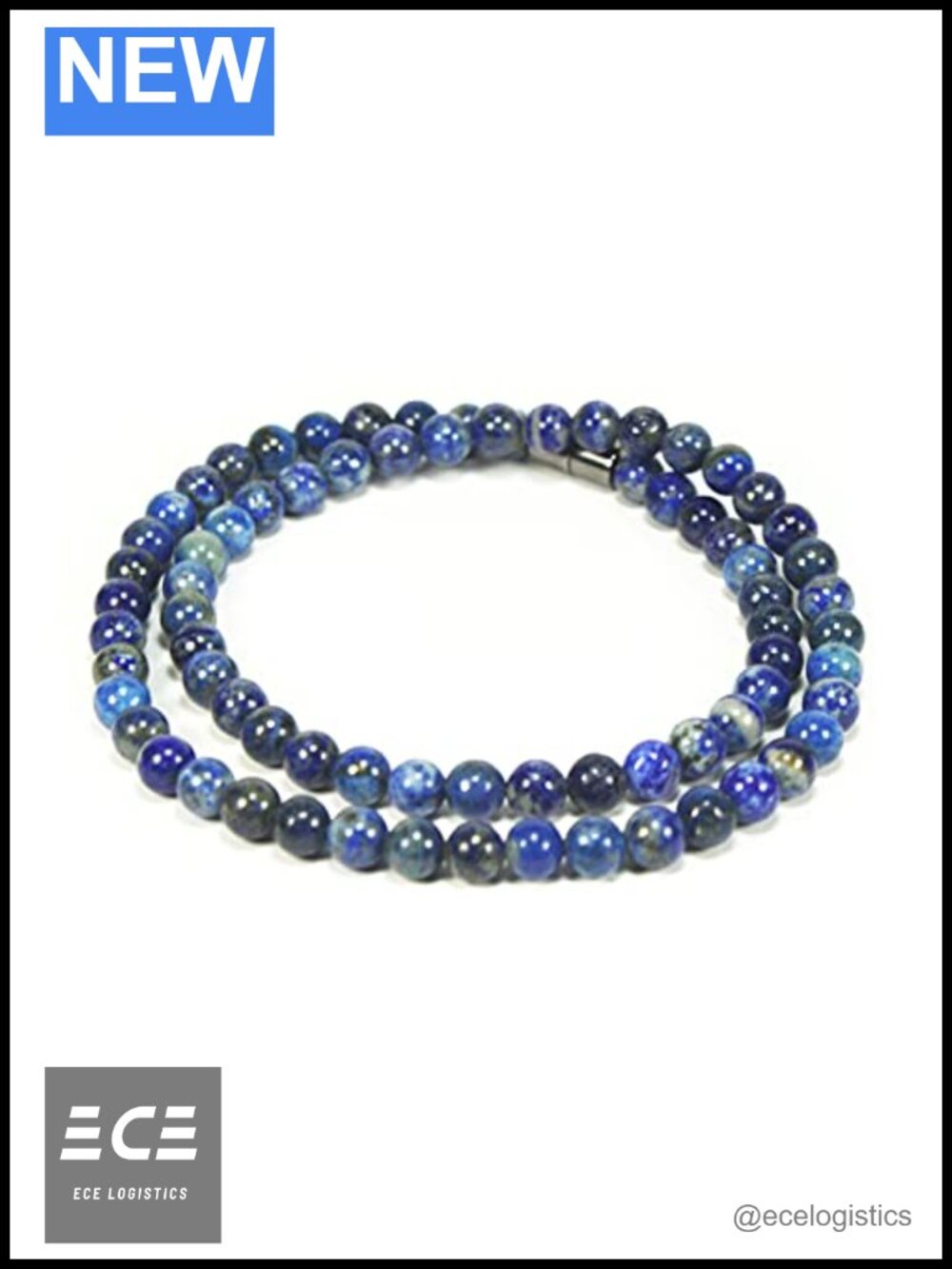Gemstone Crystal Healing Necklace Easy Lock Clasp Protection Jewelry 19 inch